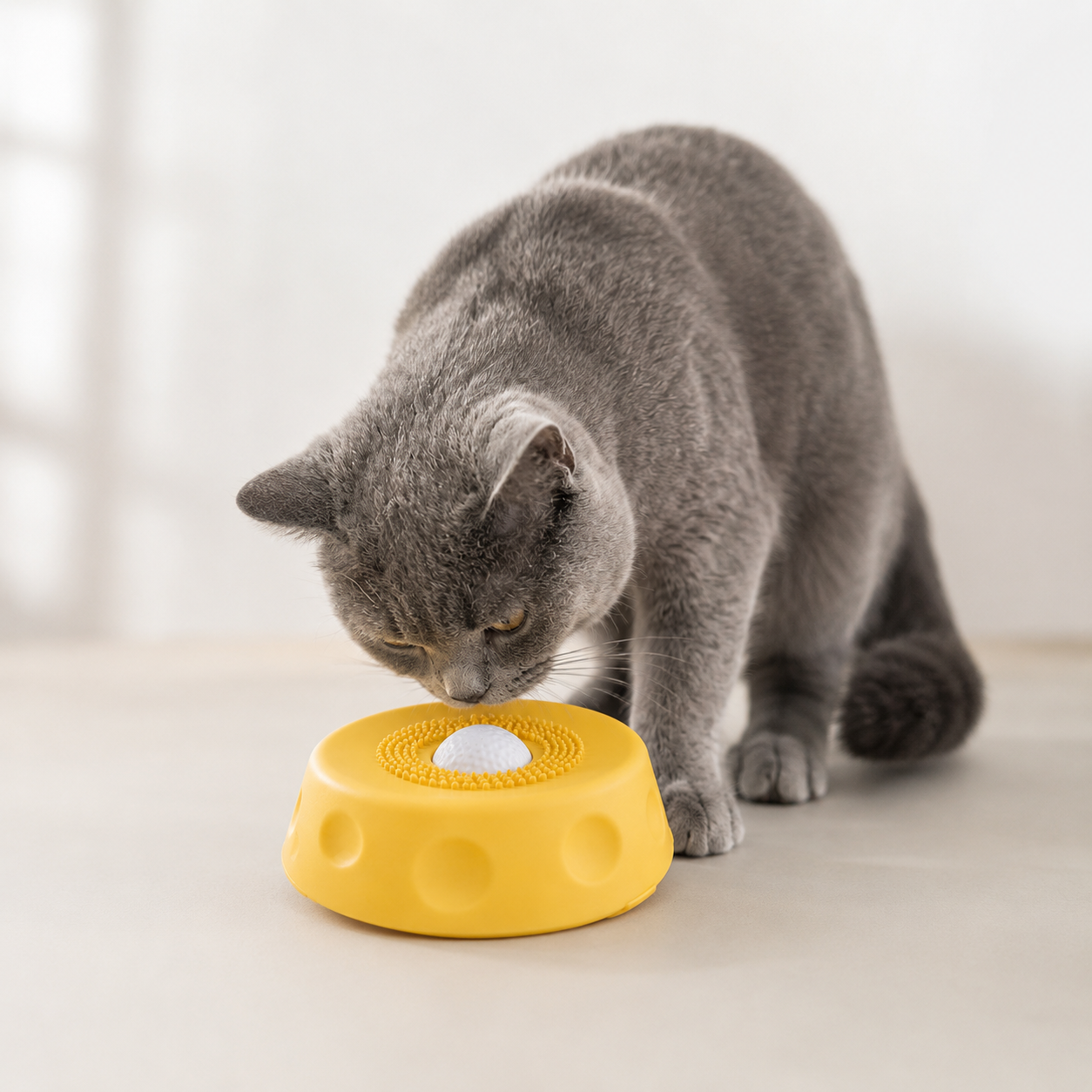 3-in-1 Interactive Lick Bowl & Ball Feeder