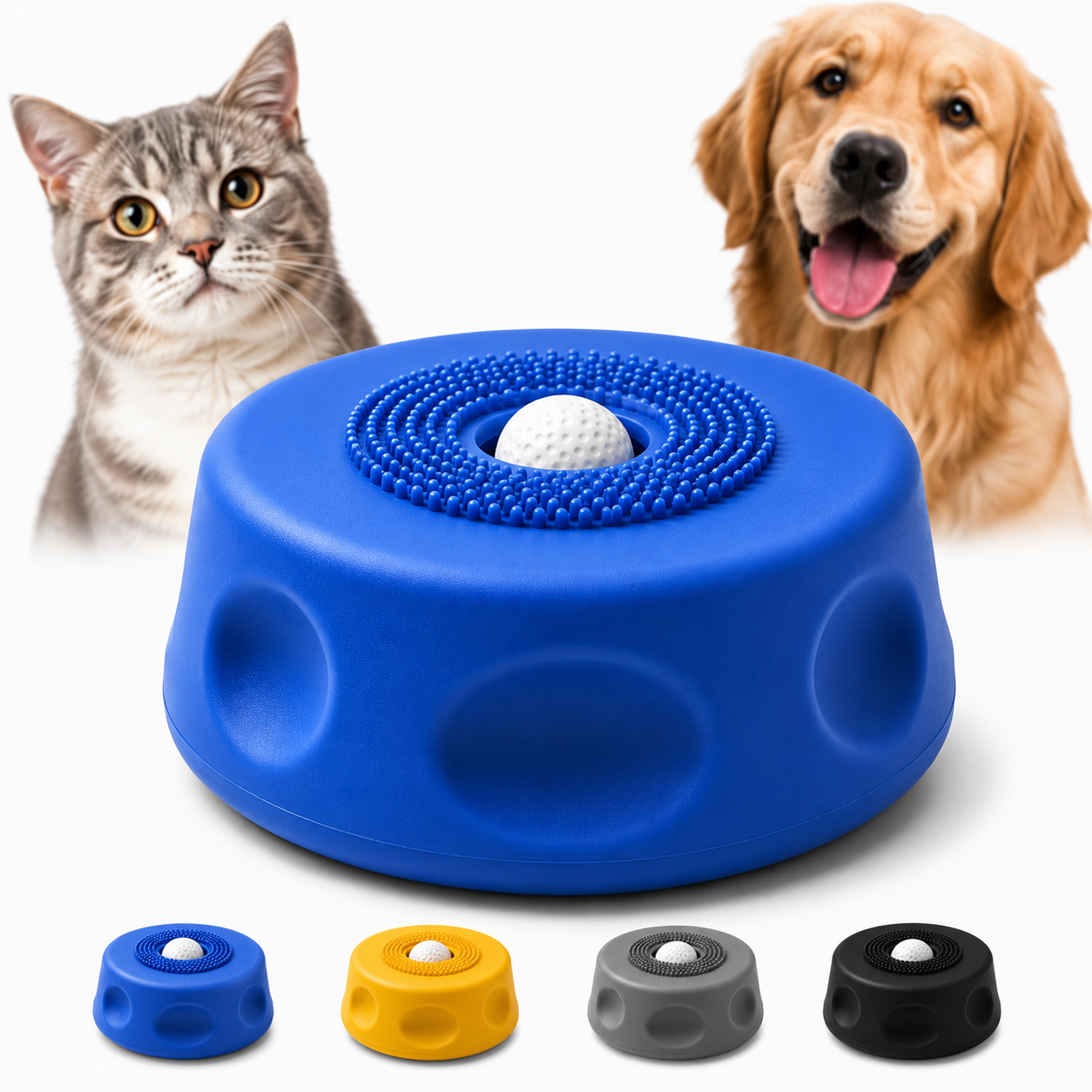 3-in-1 Interactive Lick Bowl & Ball Feeder
